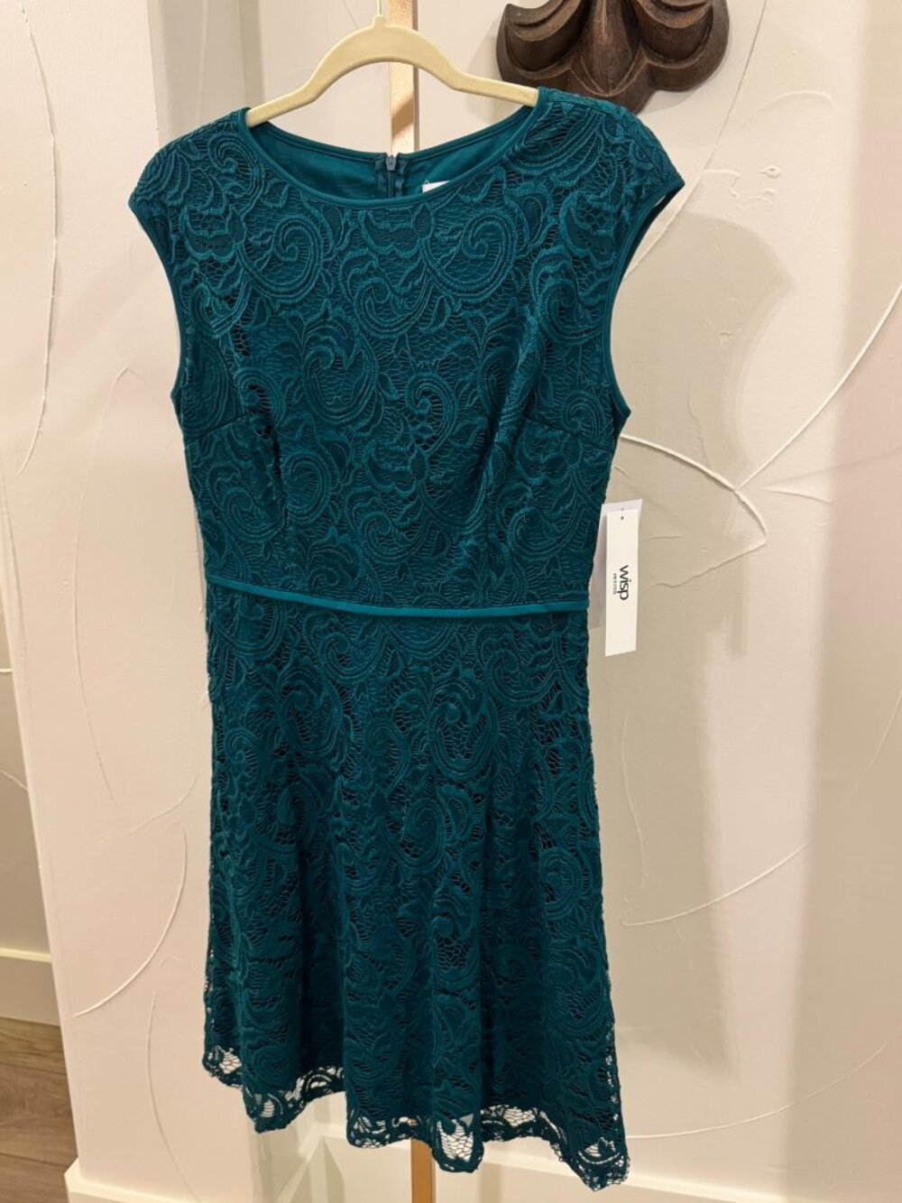 Wisp Avalon Teal Green Lace Dress – Size 6P (Petite) NWT✨